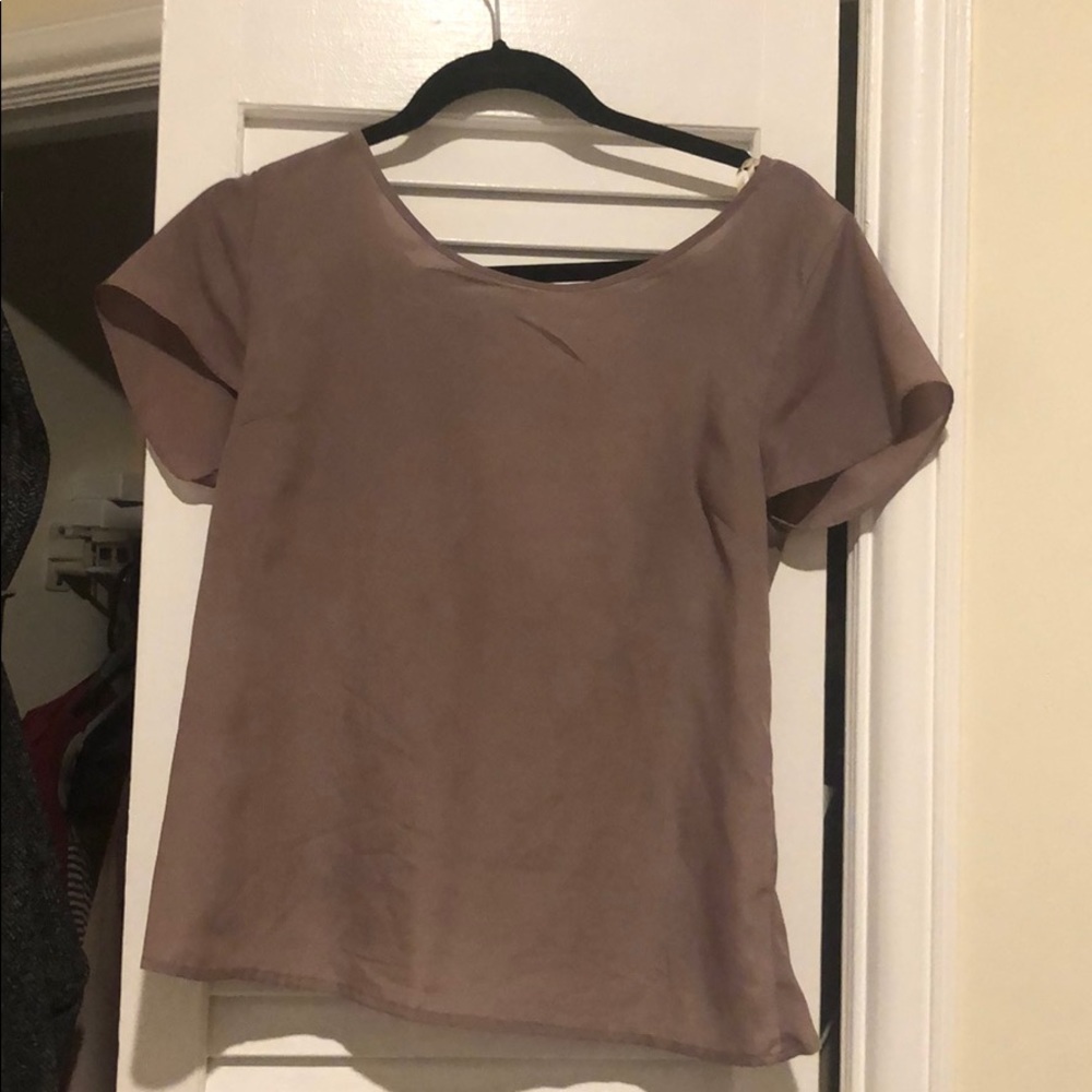 Open back blouse